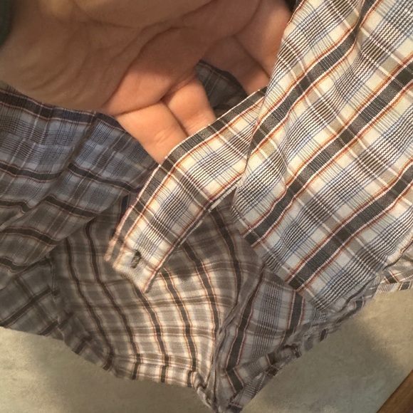 Abercrombie and fitch  Plaid button down collared top small - Picture 5 of 7